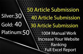 High Pr article submission sites