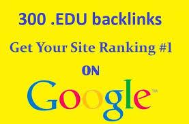 300 EDU backlinks , high quality SEO and rank higher with google 