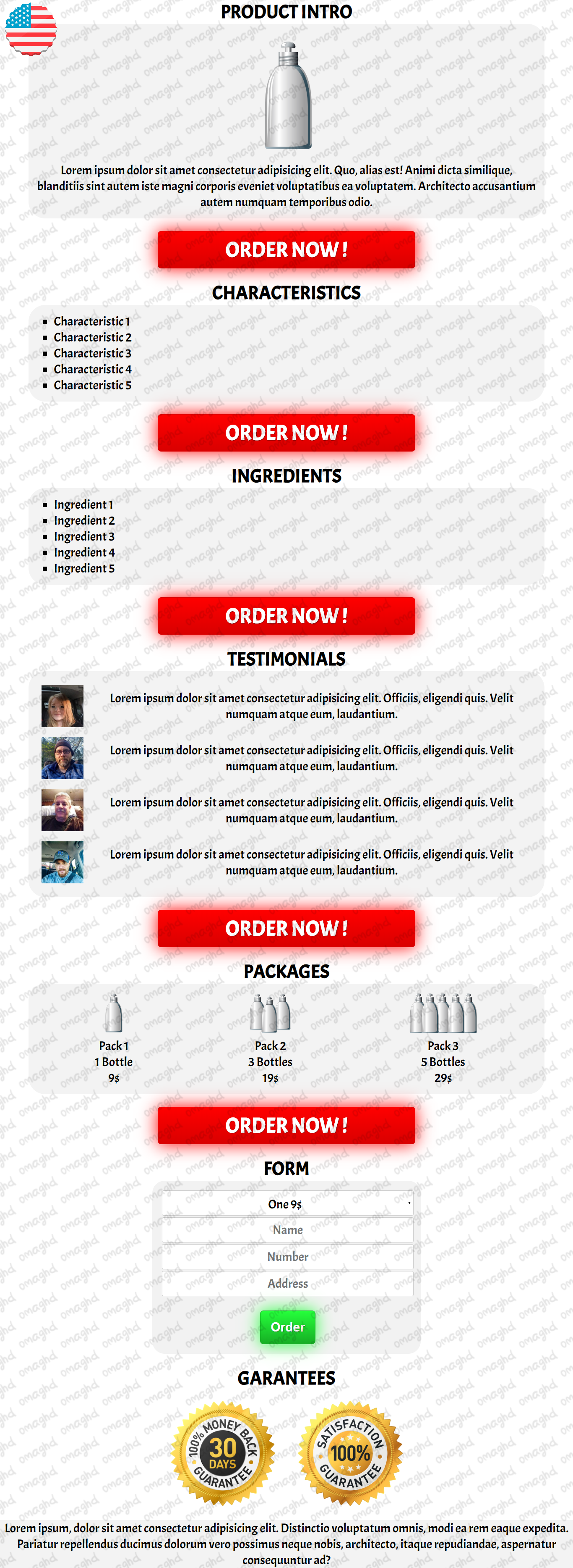 I Will Develop a Landing Page for your COD or eCommerce Products