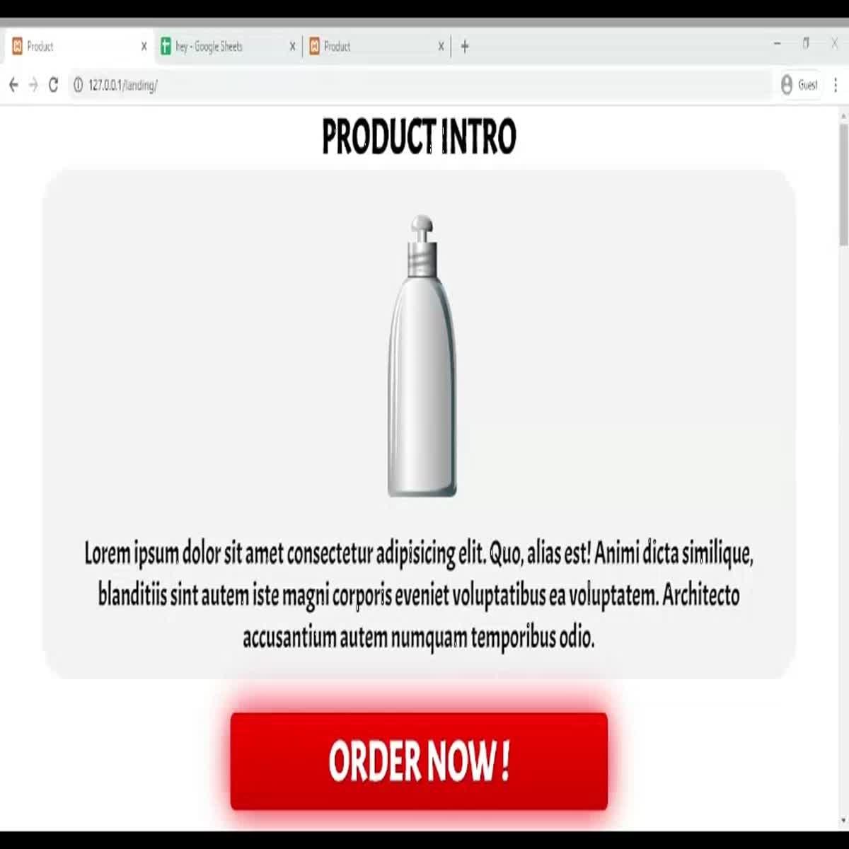 I Will Develop a Landing Page for your COD or eCommerce Products