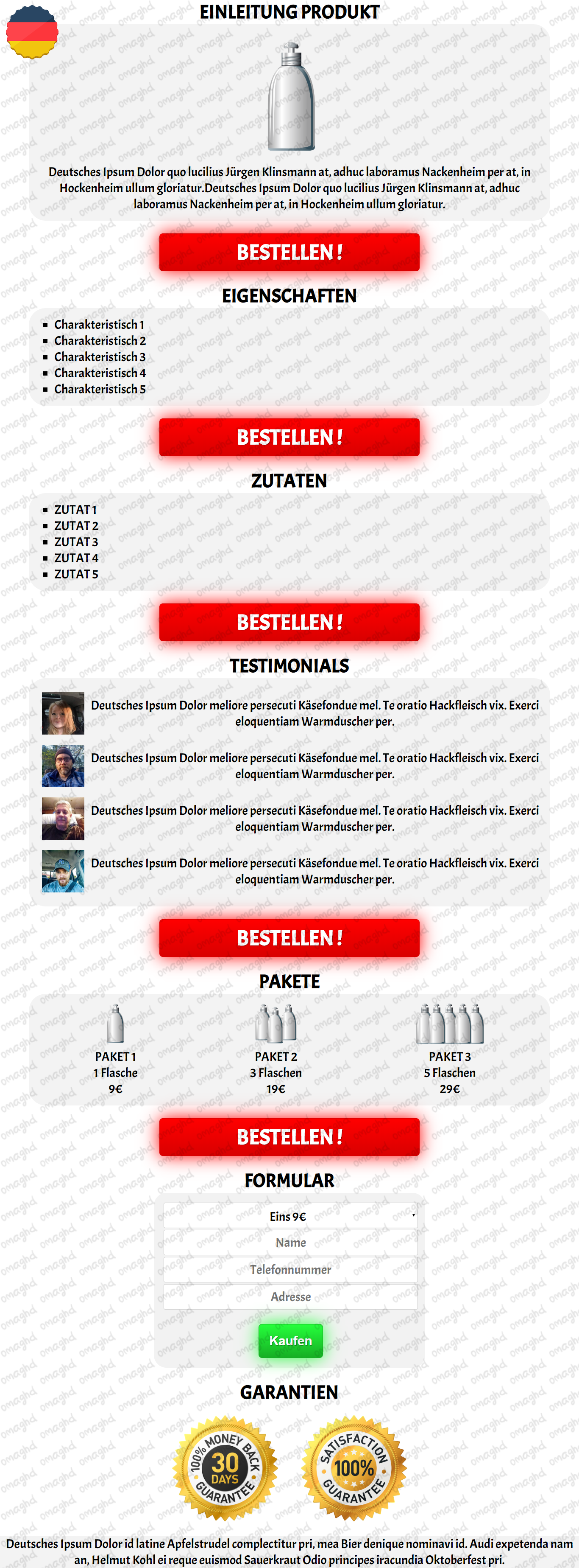 I Will Develop a Landing Page for your COD or eCommerce Products