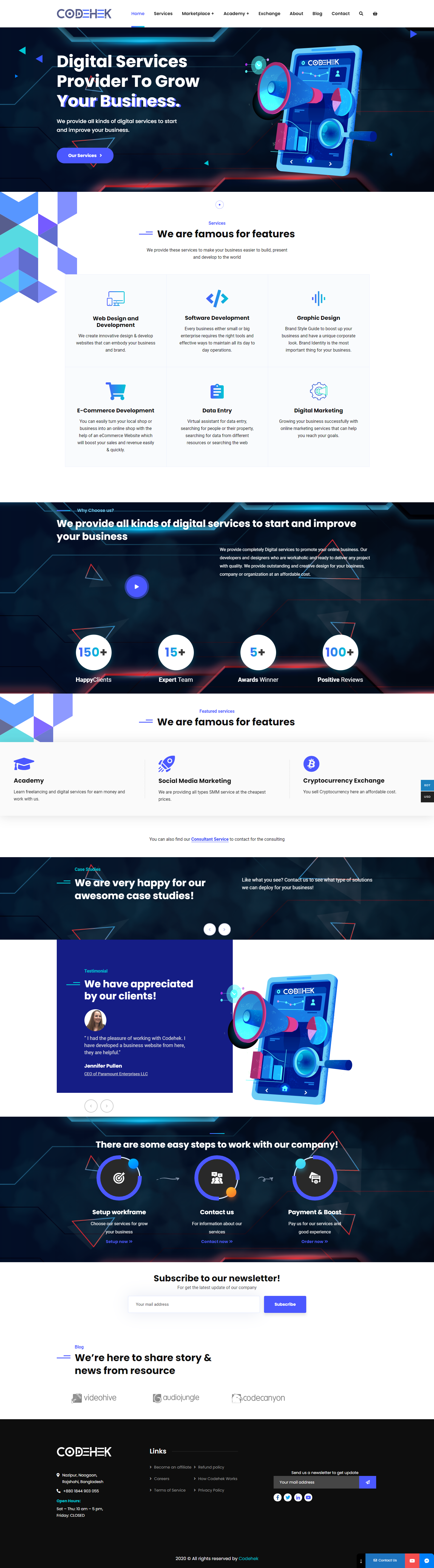 I will create WordPress Website and landing page design with elementor