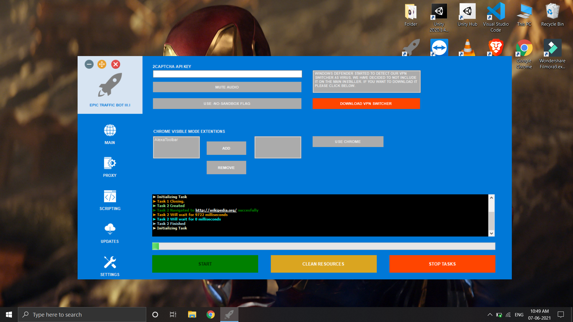 Epic Traffic Bot 3 unlimited traffic generator for websites - lifetime license