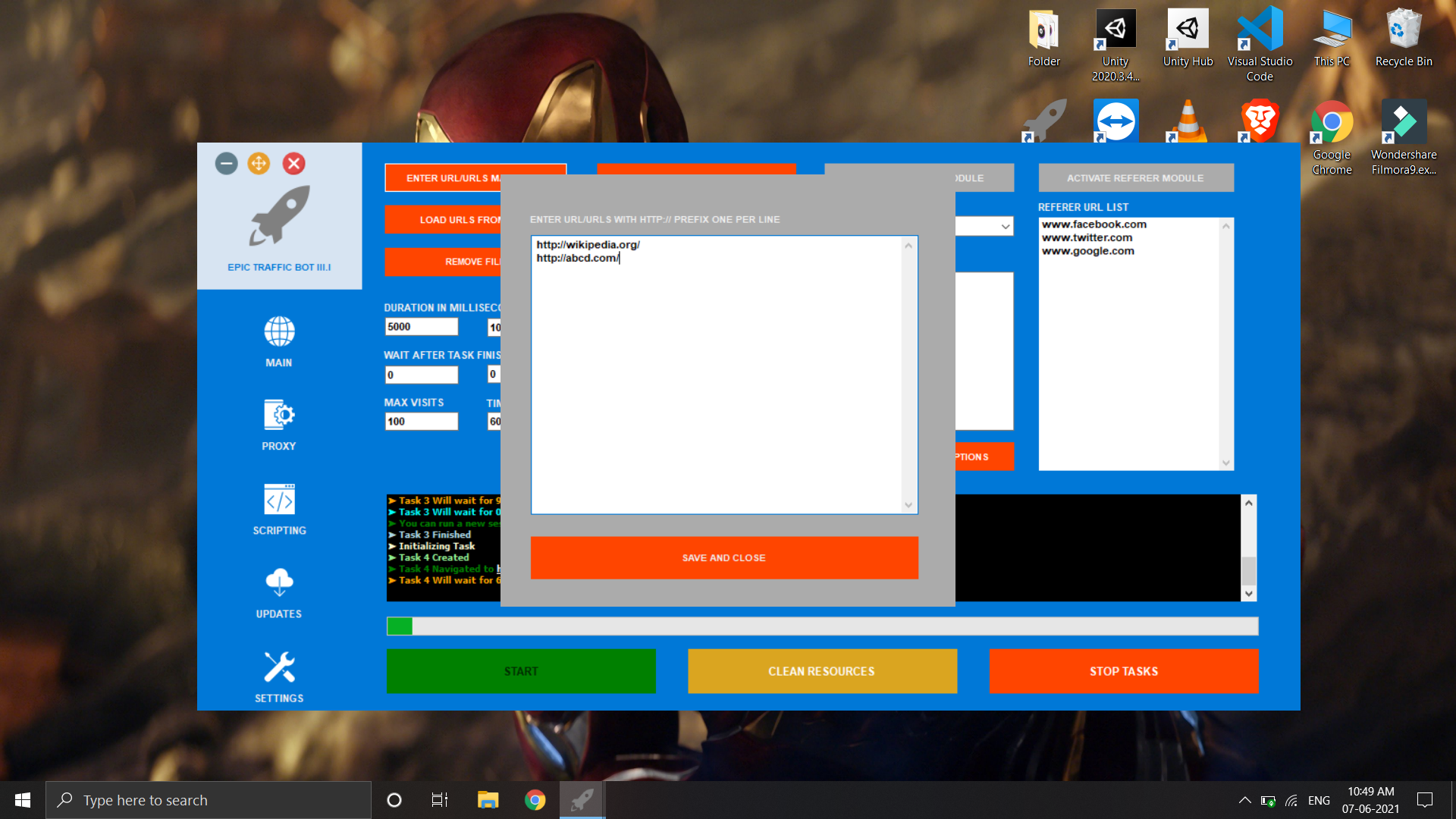 Epic Traffic Bot 3 unlimited traffic generator for websites - lifetime license