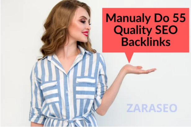 I will manually do 55 quality SEO backlinks