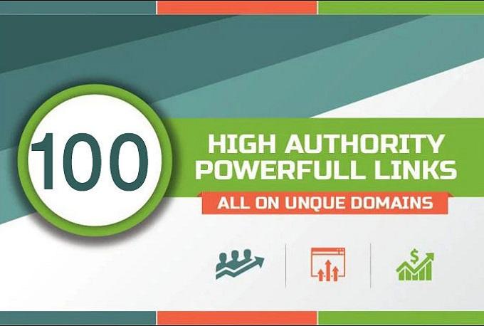 Create 100 High DA PA TF CF Quality SEO Backlinks For your website, google top rank