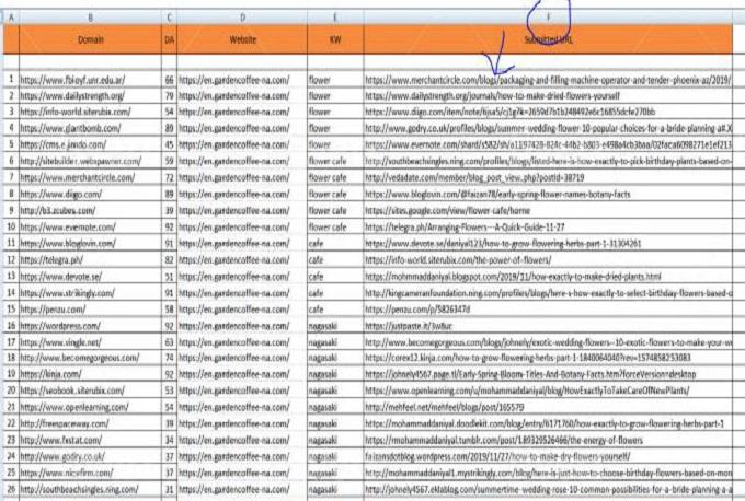 Create 100 High DA PA TF CF Quality SEO Backlinks For your website, google top rank