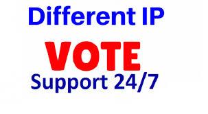 Offer 1000 Guaranteed Different IP Votes In Your Voting Contest for $23