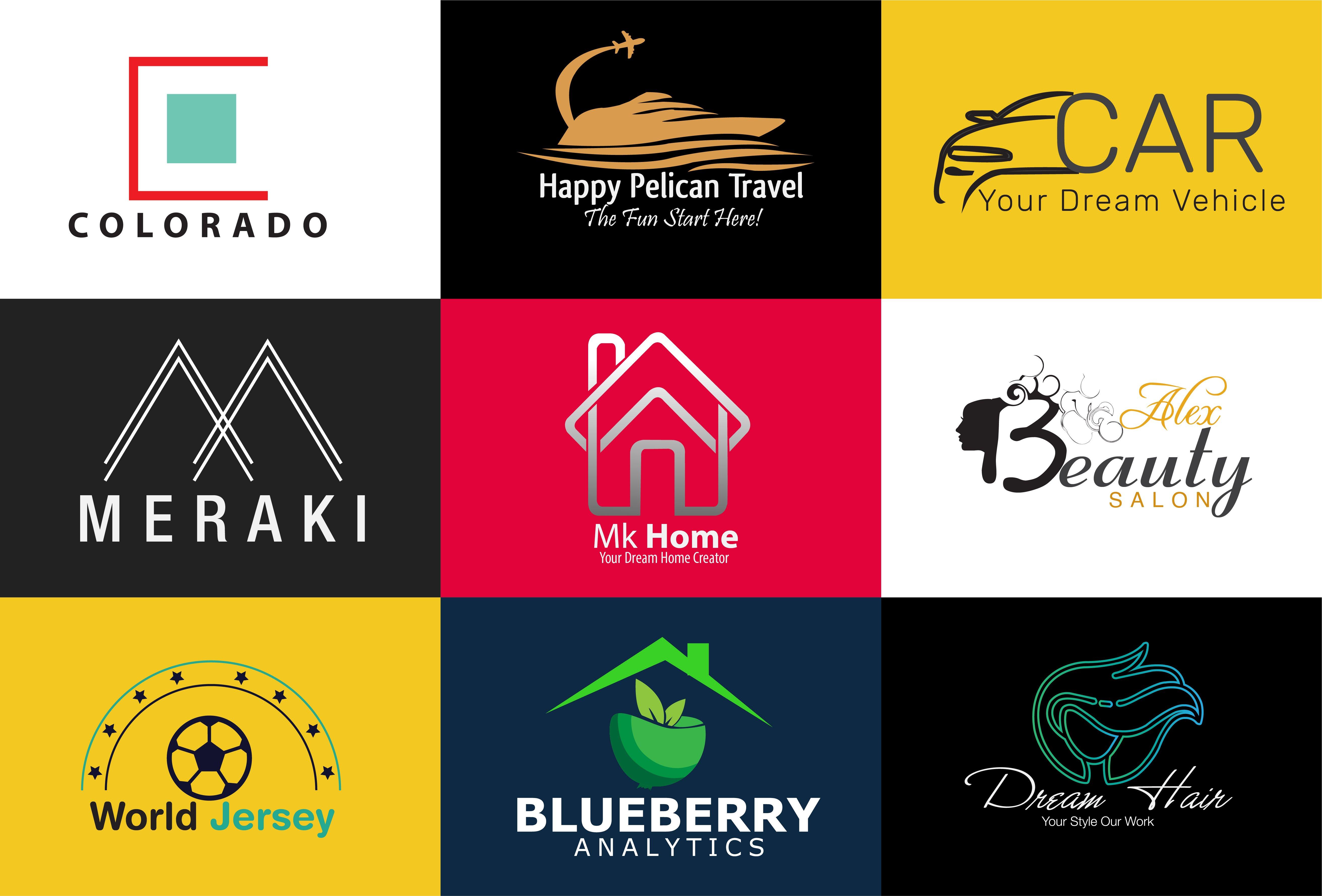 I will design 4 fascinating minimalist logo with free revisions