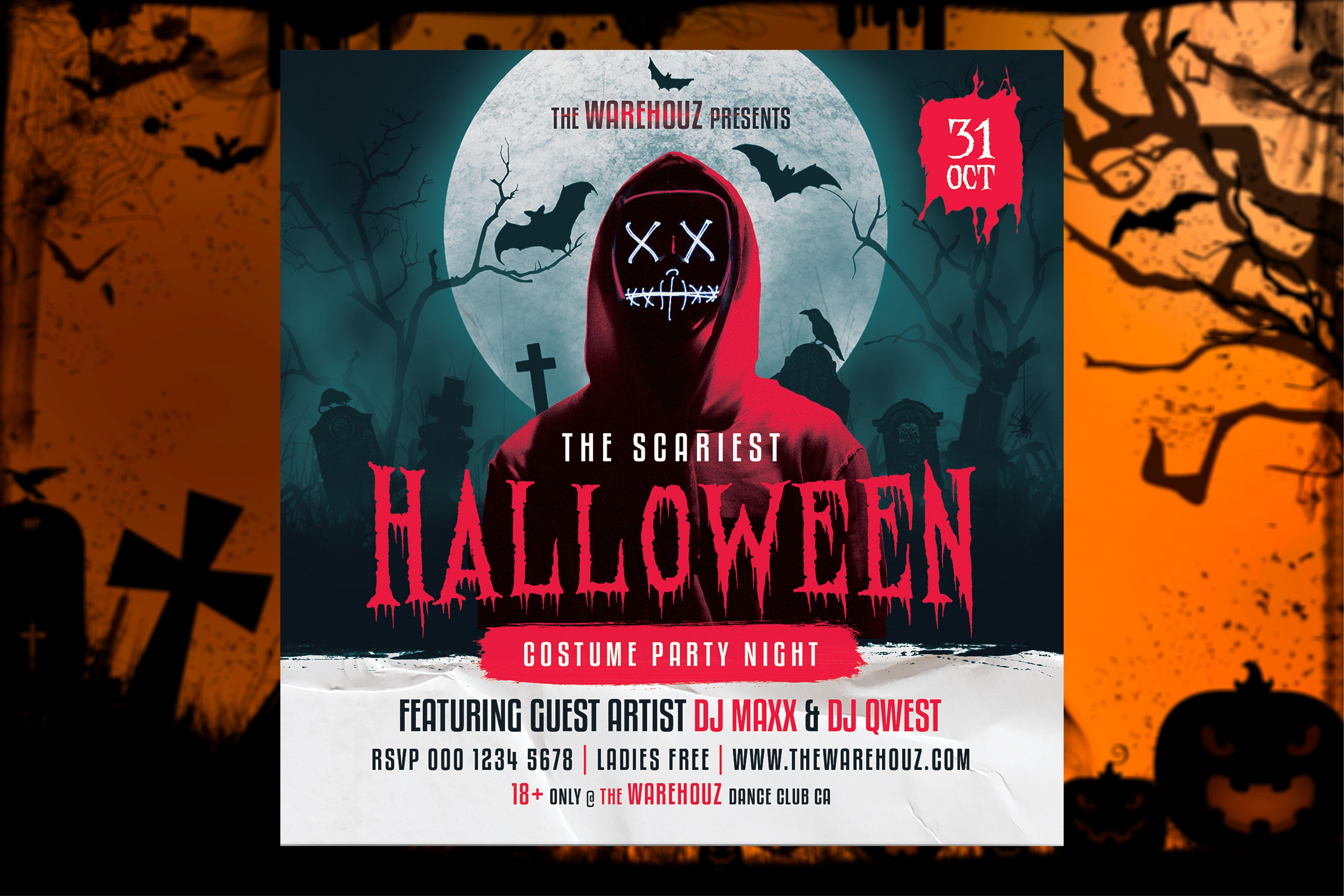 Do fascinating Halloween flyers and posters