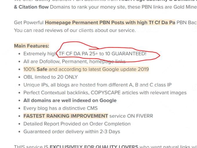 I will 50 high da pa tf cf homepage pbn backlinks permanent posts