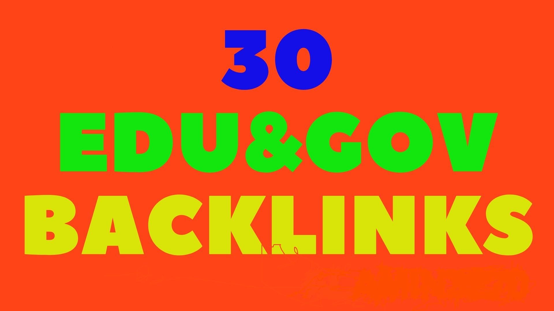 I will submit your website URL on 30 pr9,edu sites, link building