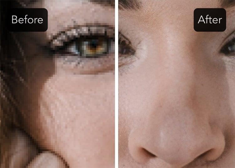 Convert Low Resolution Images into High Resolution 