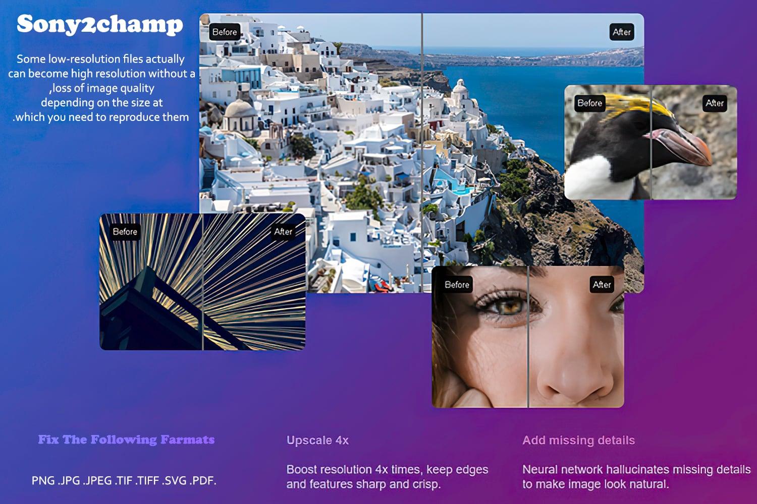 Convert Low Resolution Images into High Resolution 