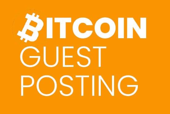 I will Post An Article Guest Post On My Bitcoin Crypto Blog DA - 23