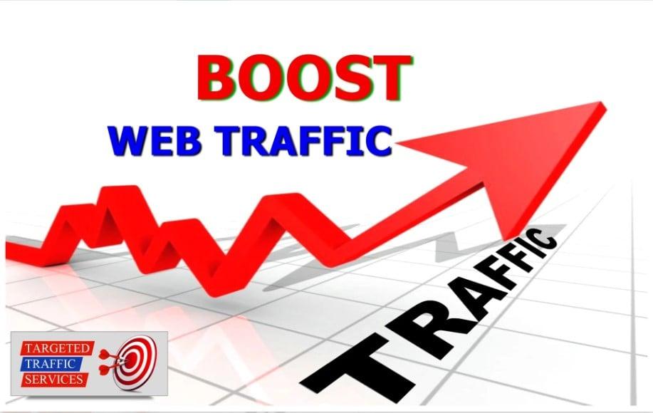 I will drive unlimited genuine web traffic for 7 days
