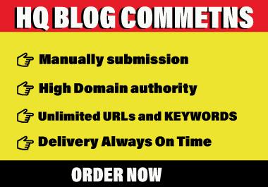 Do 100 Unique Domain Blog Comment SEO Backlinks