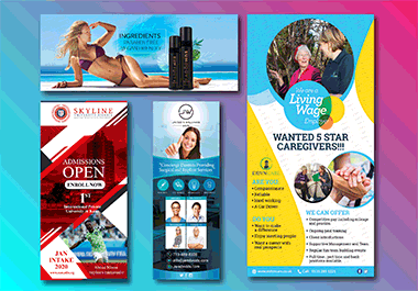 In 3 hours design Eye-Catching Roll Up Banner for your business