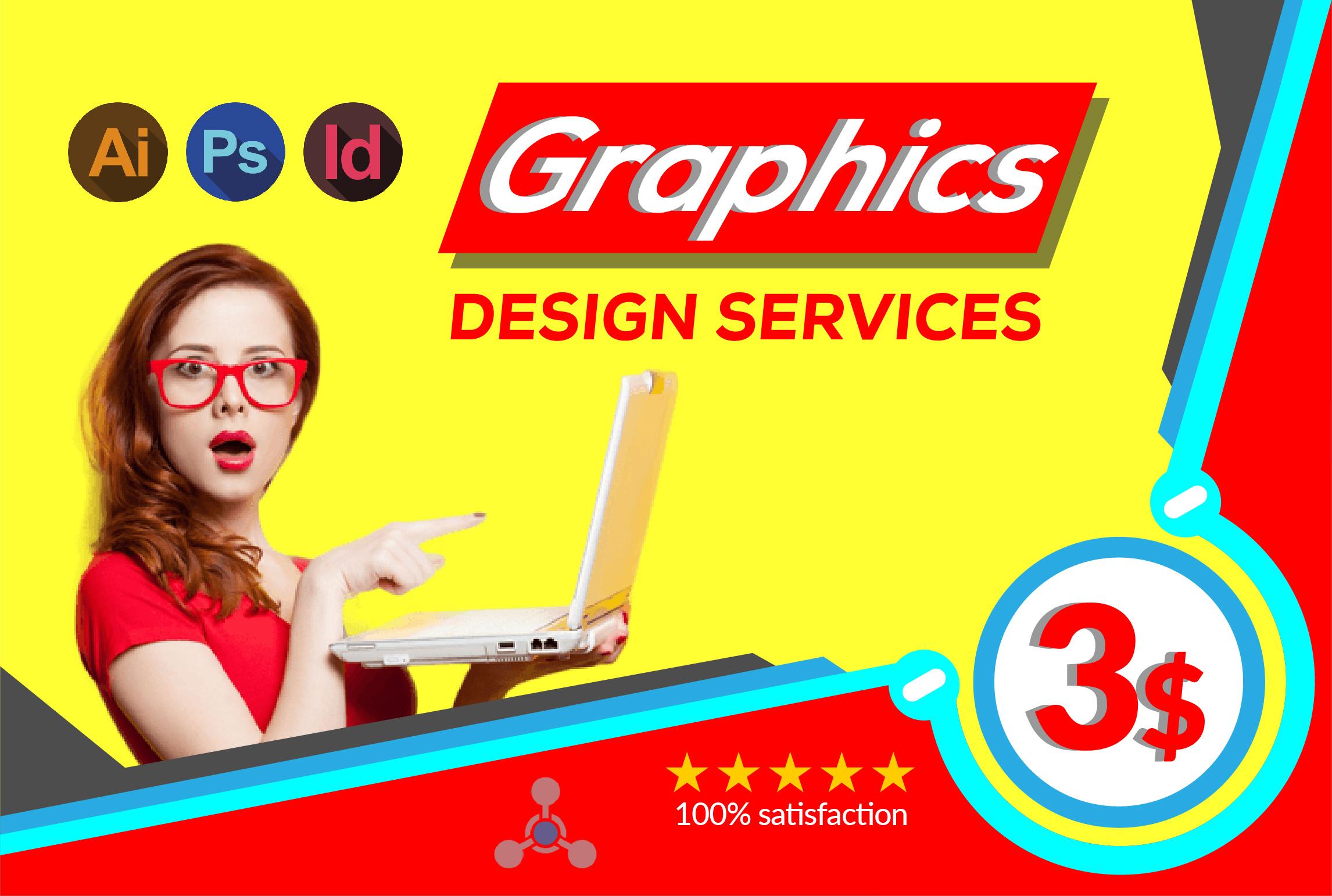 In 3 hours do any graphics design work