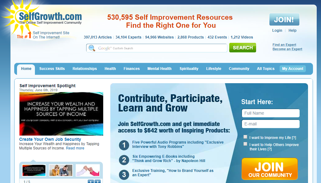 Write And Publish Guest post on selfgrowth. com and Talkmarkets. com