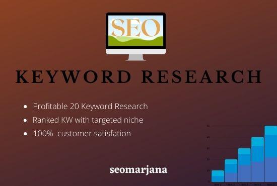 Profitable SEO keyword research for website