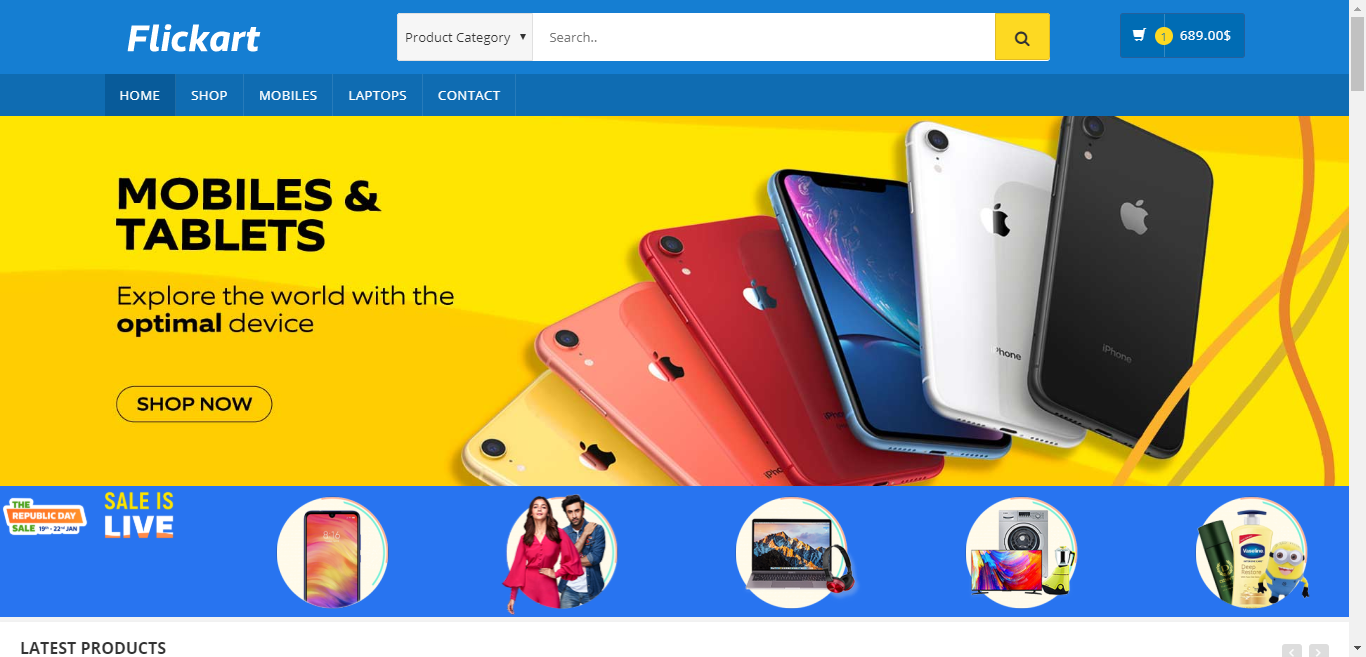 A professional Ecommerce wordpress custom theme 