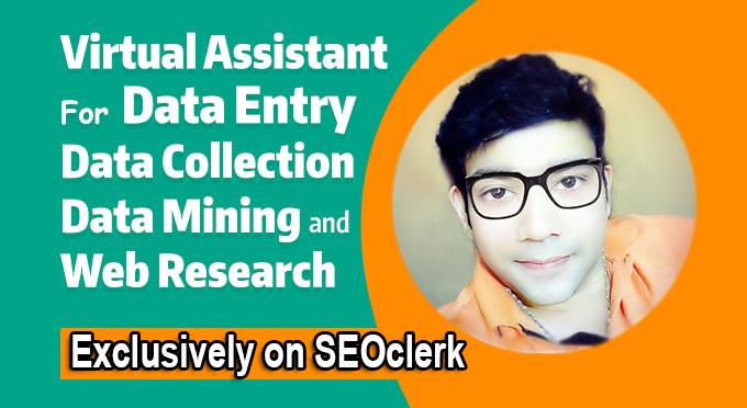 I will be your virtual assistant for data entry, data mining, copy paste, web research