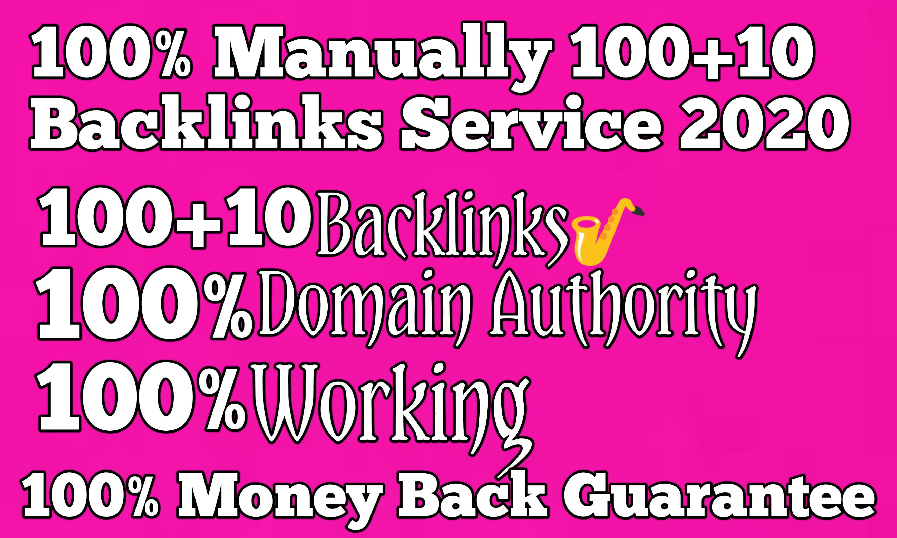 I Will Do 100+10 HQ Backlinks from High DA/PA 60+ Domains
