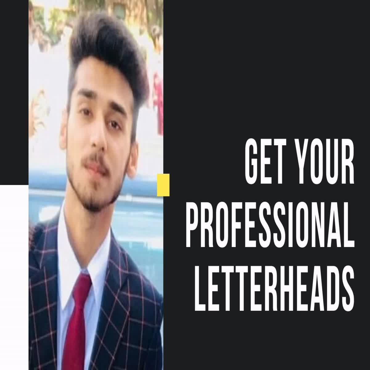 I will design editable custom letterhead in ms word with pdf