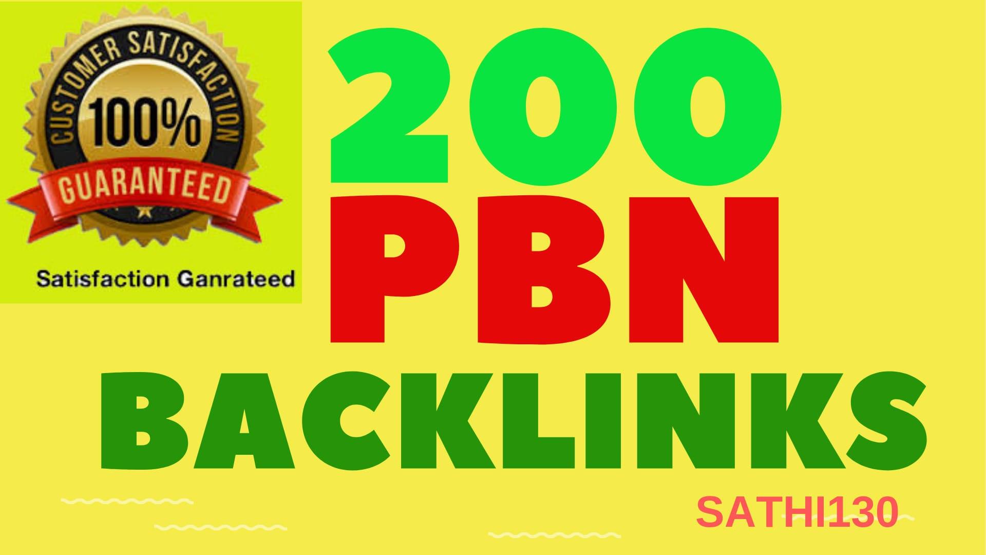 Build premium 200+ PBN Backlink homepage web 2.0 with permanent dofollow Trustfollow for $18