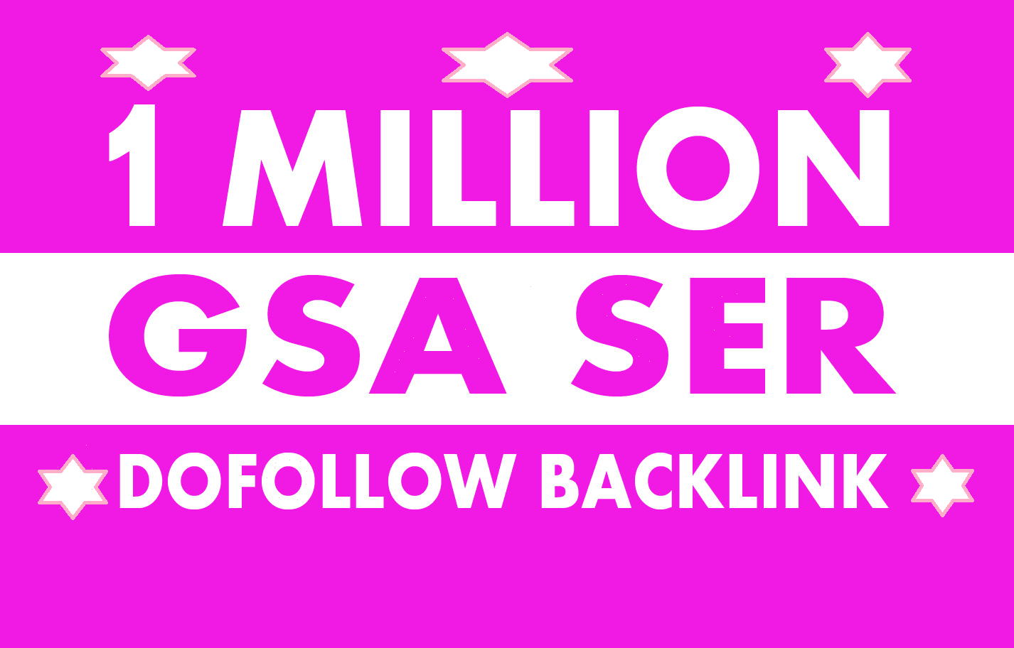 I will do GSA ser backlinks for website ranking in google