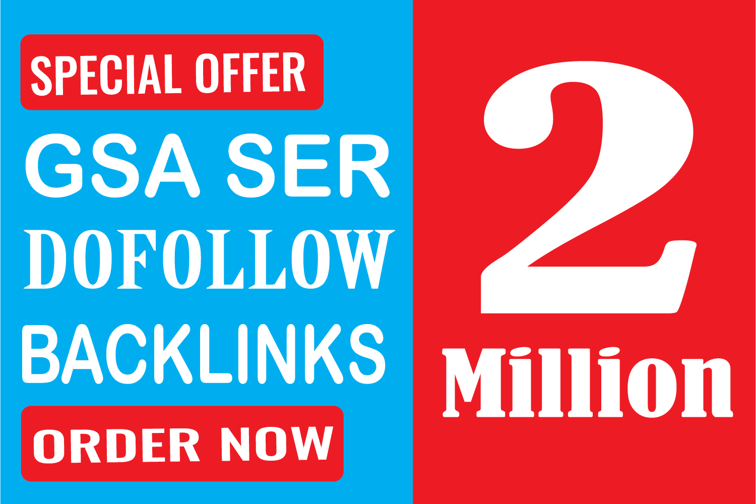 1st page 0n Google Blast 20,00,000 GSA SER Verified BACKLINKS 