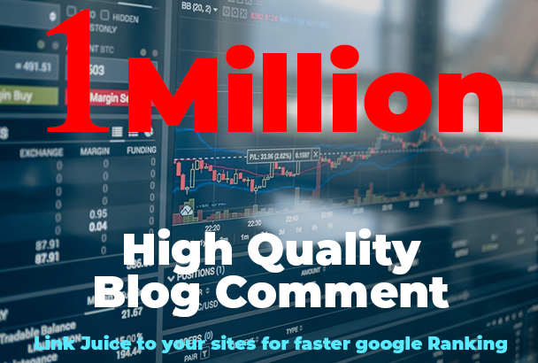I Million High quality backlinks using blog comments