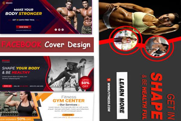 I will design 3 eye catching, attractive and professional facebook cover