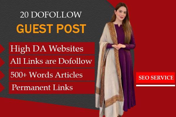 i Will Write And Publish 20 A Niche Relevant Guest Post On High Traffic 