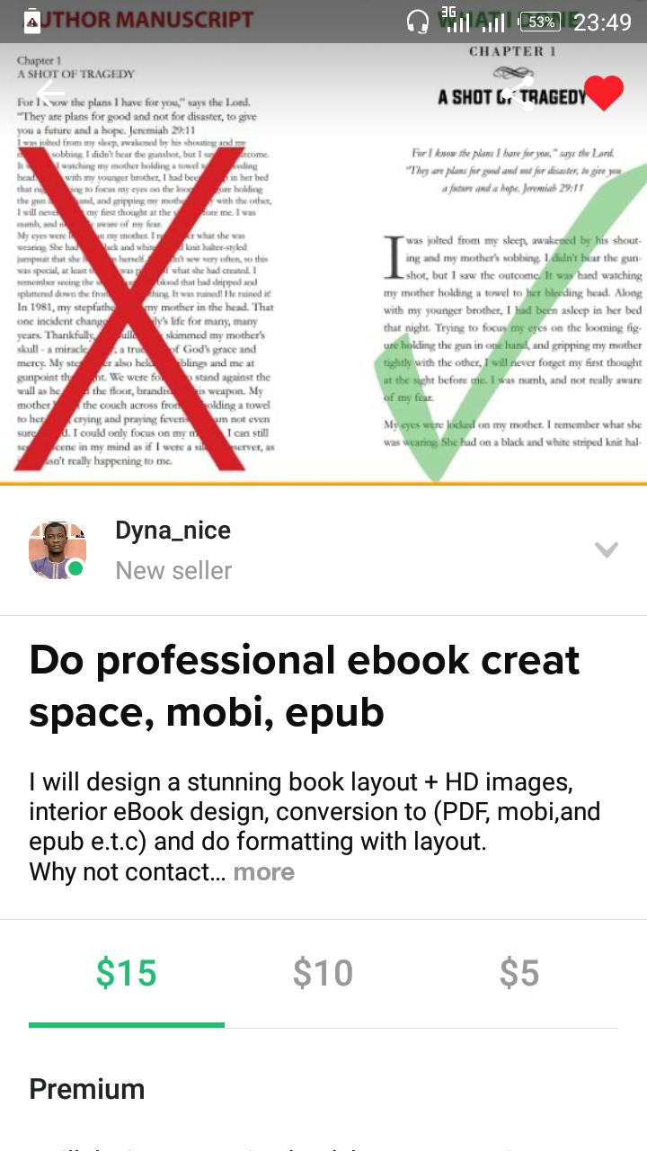 I will do ebook formatting, interior layout, ebook design etc