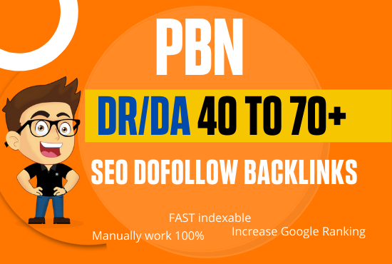 Build 50 High Quality PBN DA 40 to 70+ Backlinks Boost your Ranking 