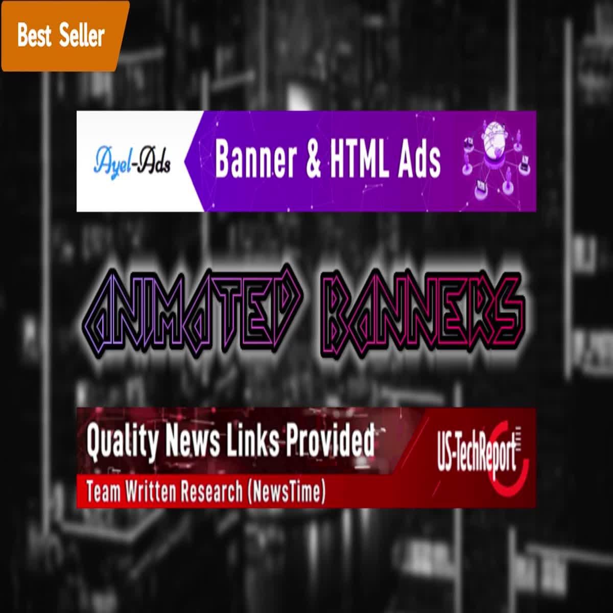 I will design eye catching animated HTML5 / Gif BANNER ADS for Google ads or website advertising.
