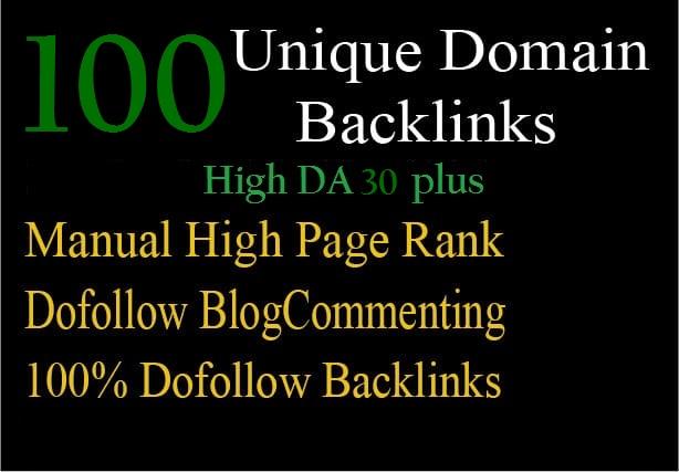 I will 100 unique domain blog comments