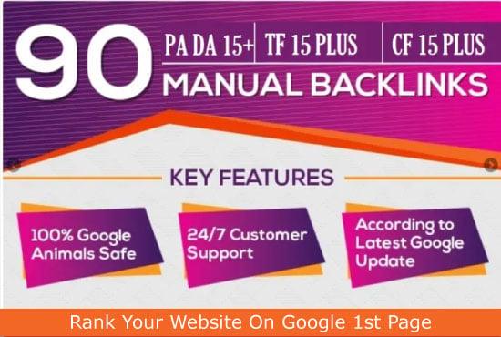 i will create 80 high authority backlinks blog comments