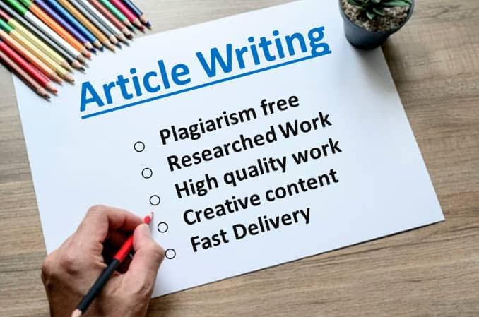 I will write 500 words of Professional and researched article 