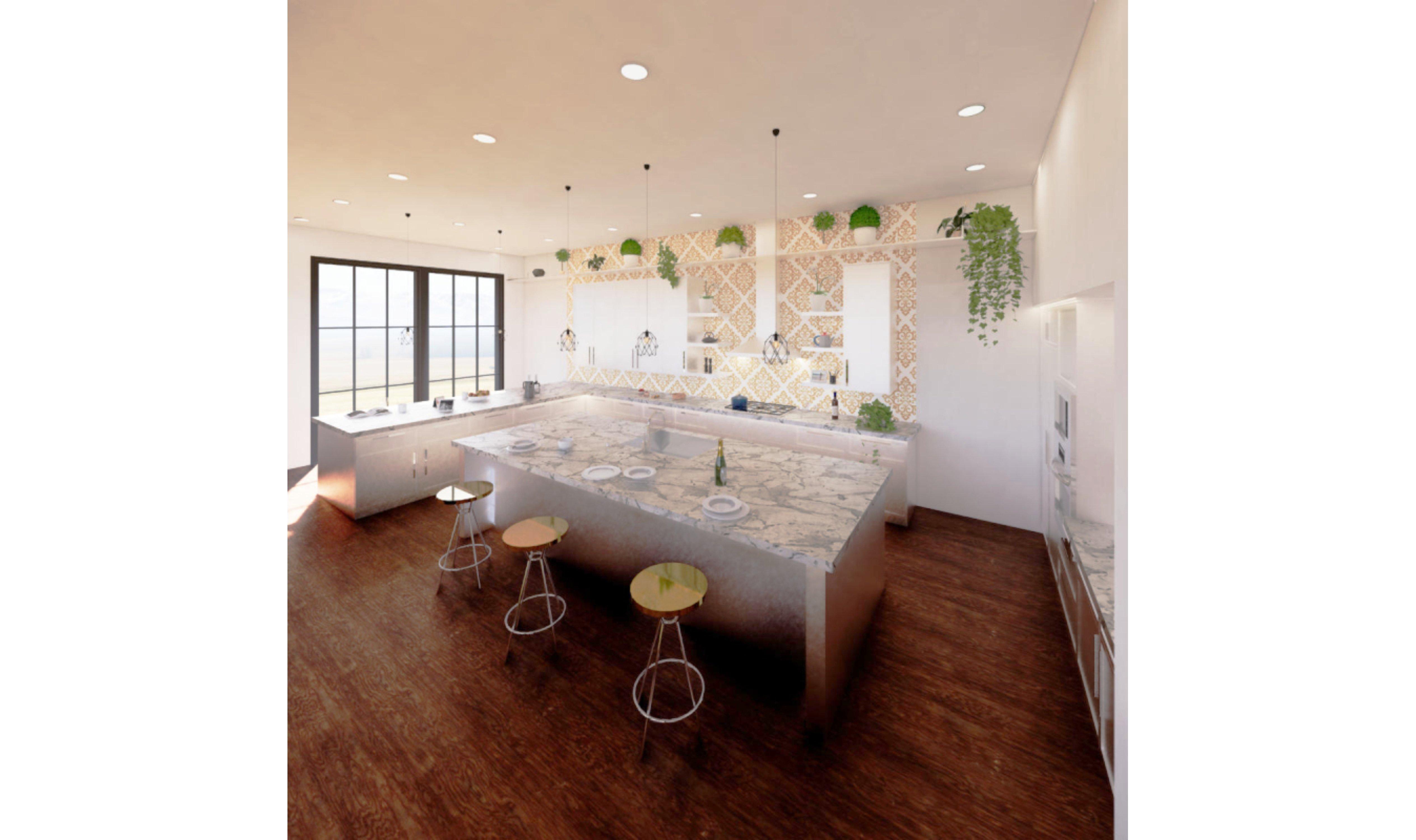 I will do a kitchen or interior 3d visualization/render