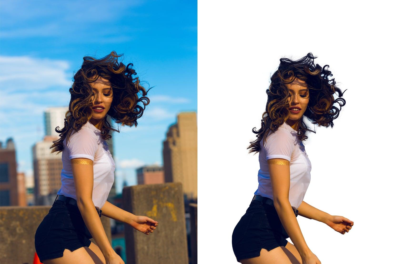 Remove the background of images