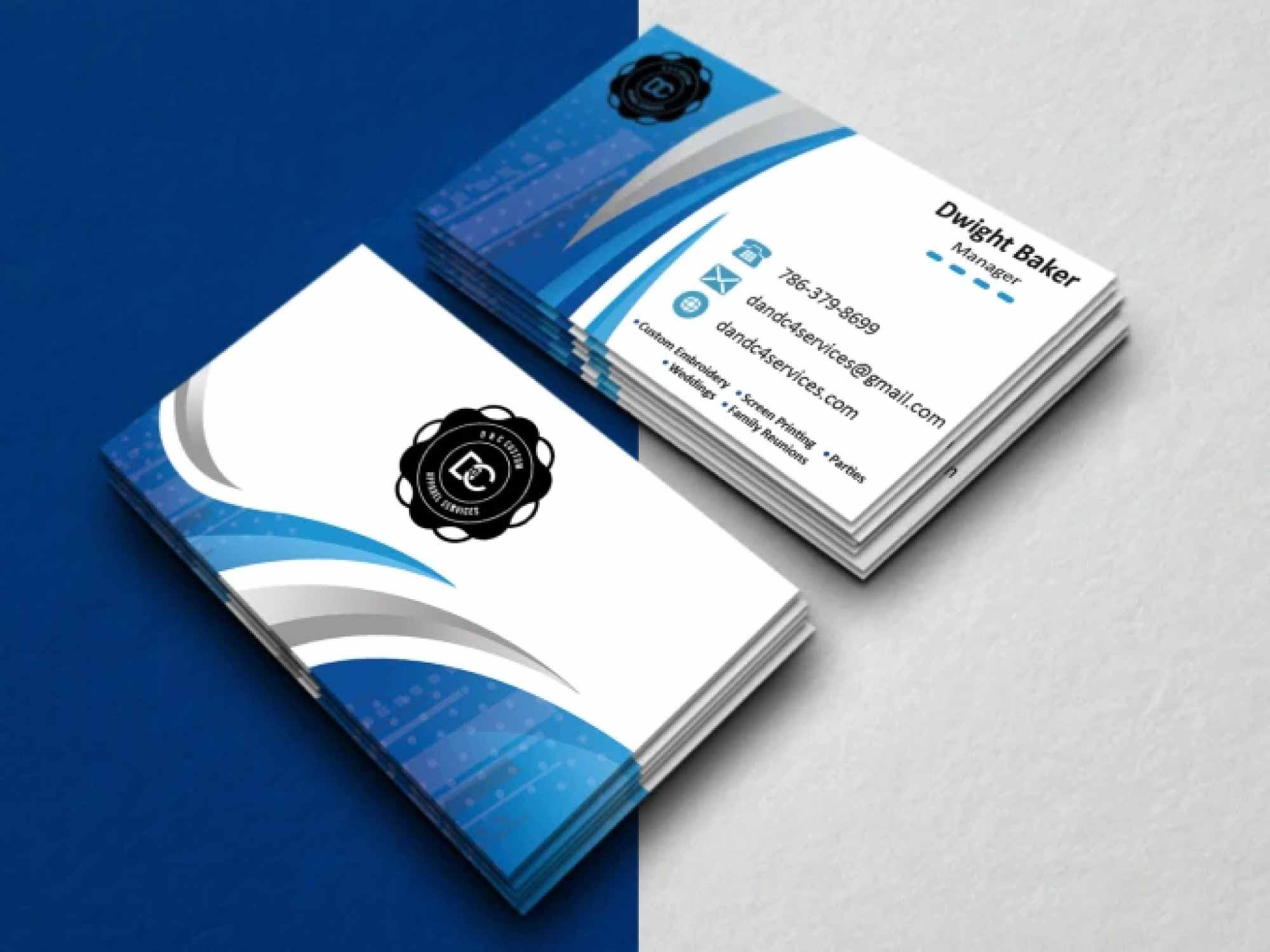 Create modern business card design