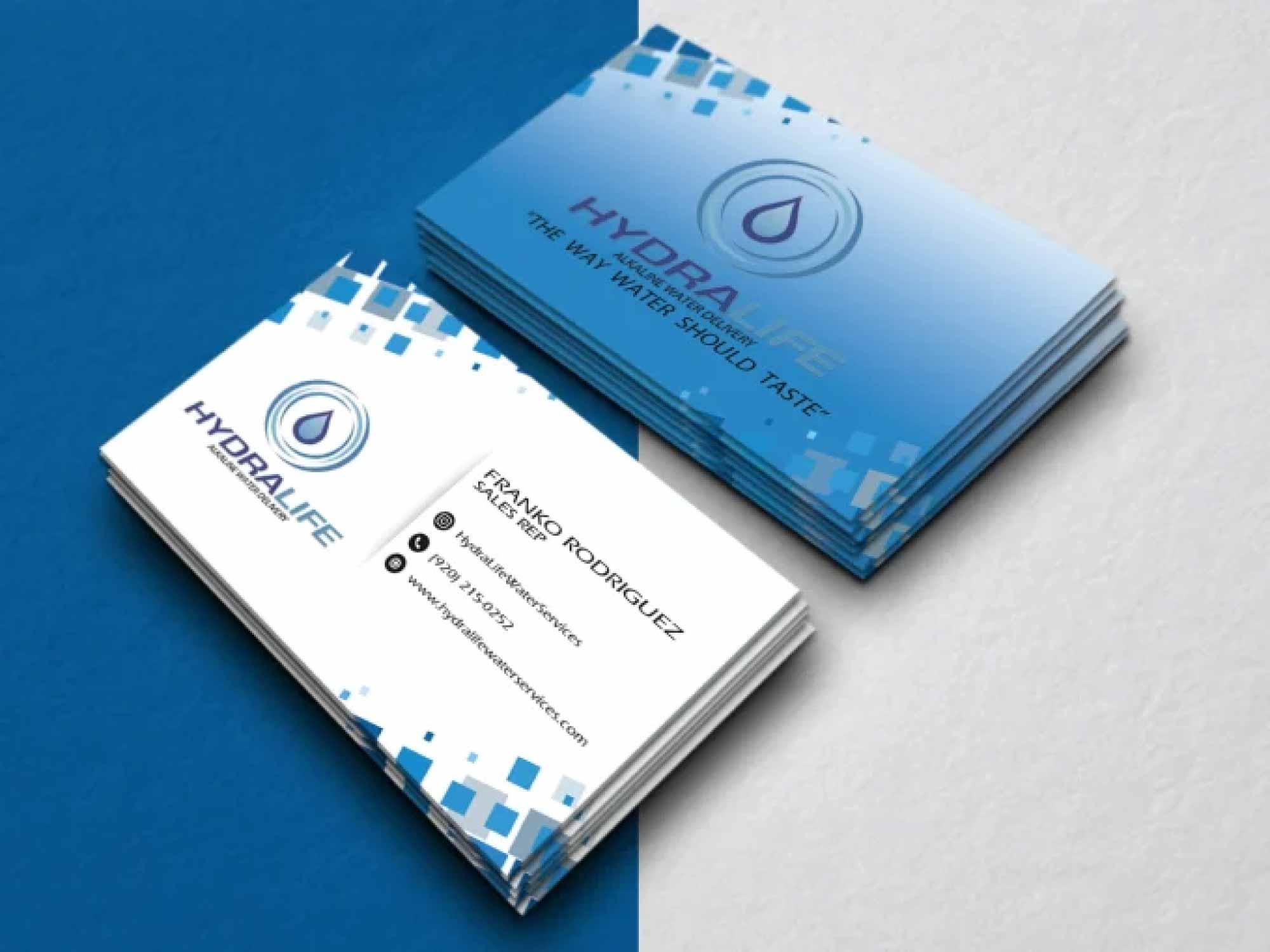 Create modern business card design