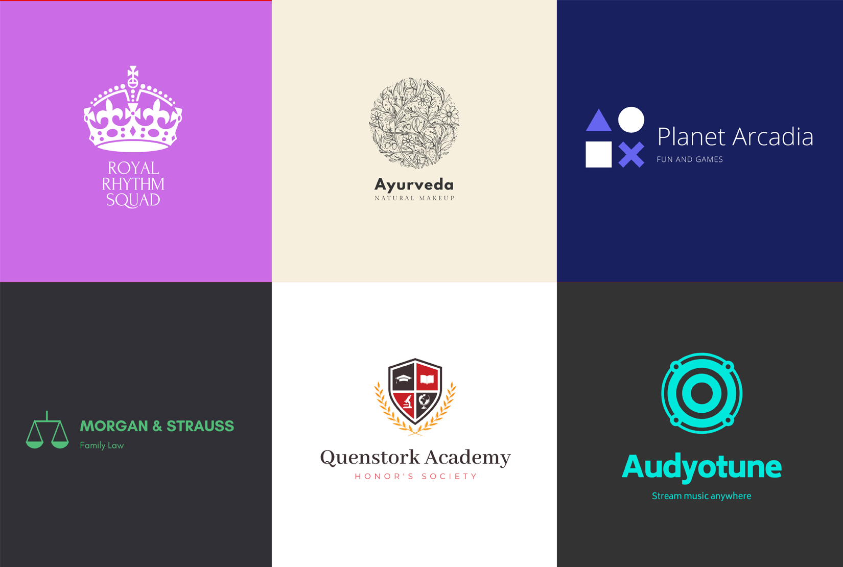 I will design 2 creative unique logos for your brand