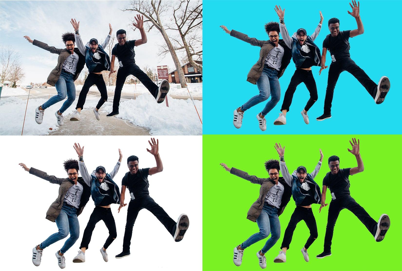 Remove the background of images