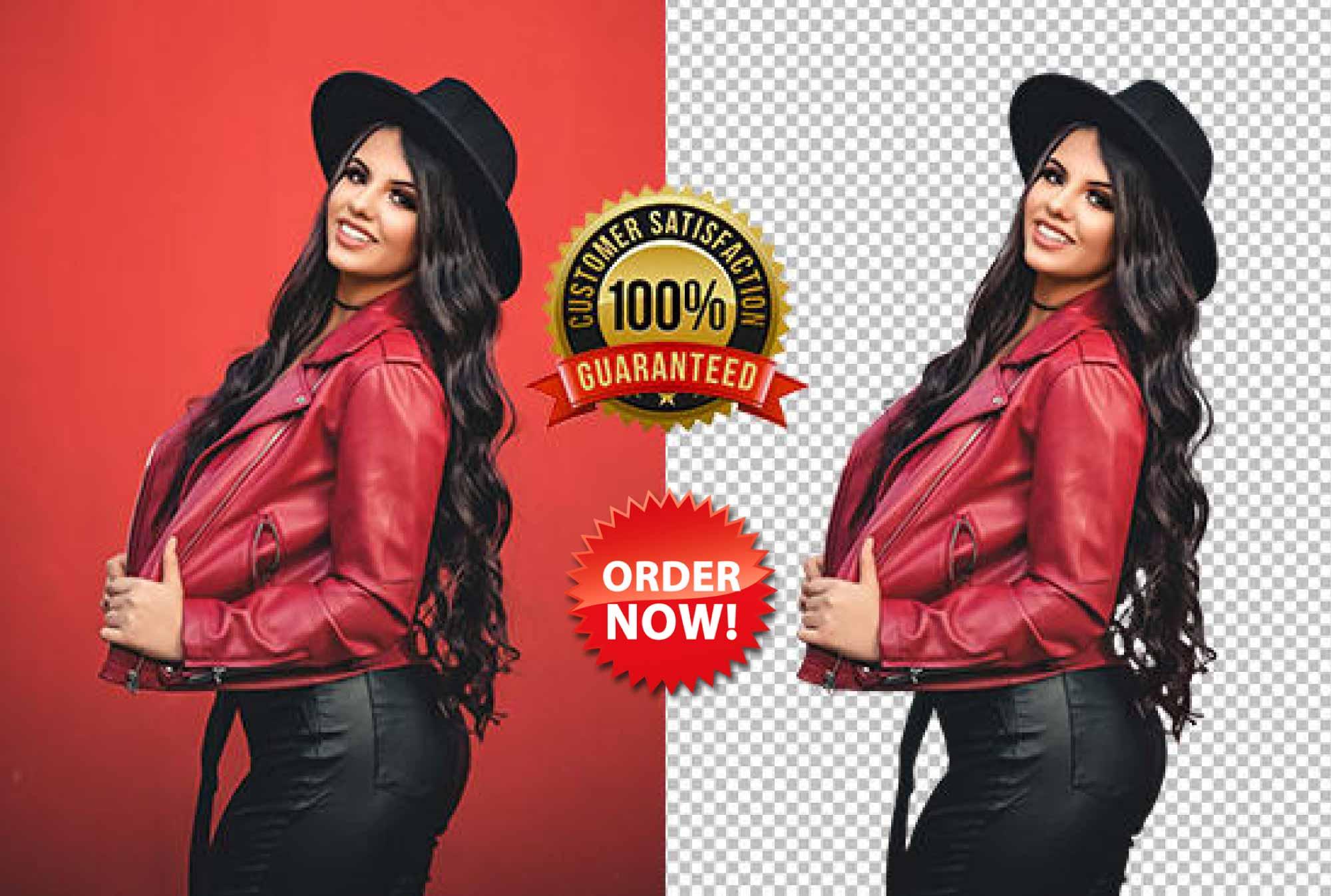 Remove background of 10 images manually