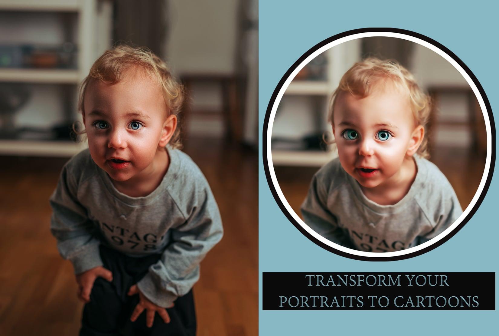 I will draw amazing cartoon portrait from your photo 