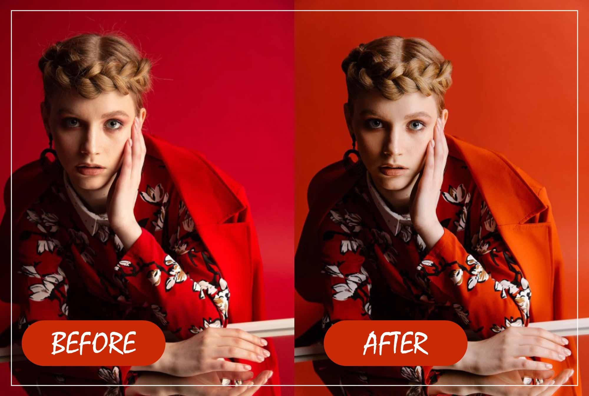 I will do professional portrait retouching business photo beautify